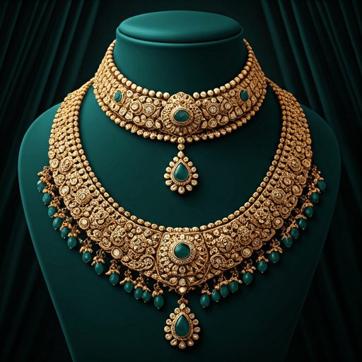 Traditional Kerala bridal jewellery